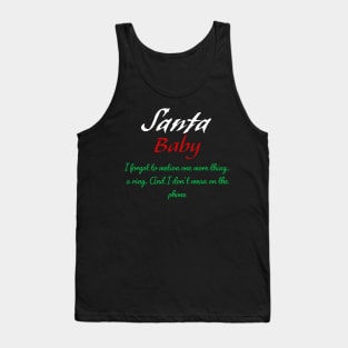 Santa Baby Tank Top